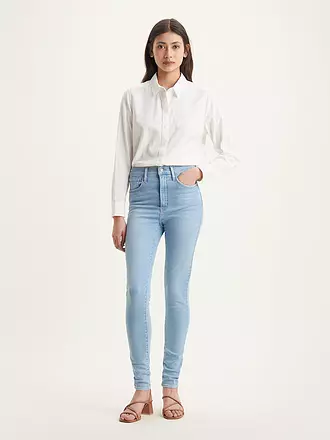 LEVI'S® | Vaqueros de talle alto super skinny fit MILE | hellblau